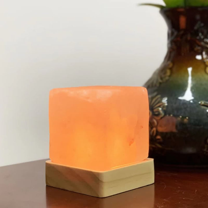 Olivenorma Square Shape Himalayan Pink Salt Lamp - image 5