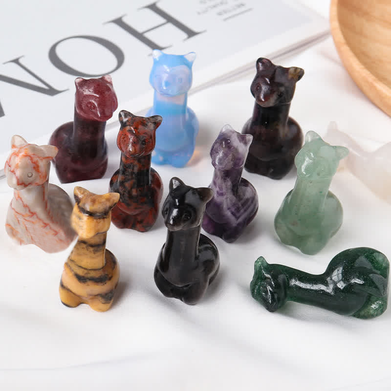 Olivenorma Carving Alpaca Gemstone Decoration - image 0