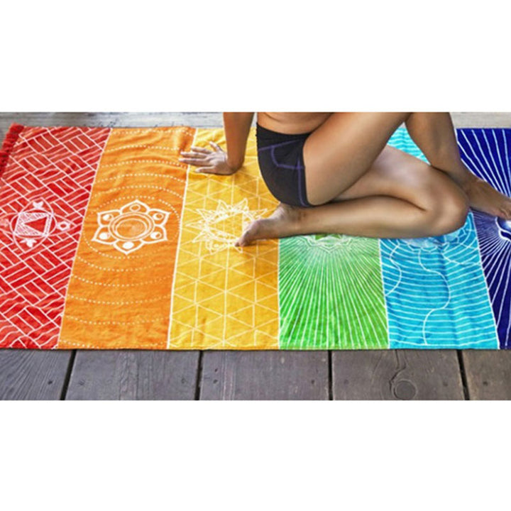 Olivenorma Chakra Rainbow Yoga Mat - image 1