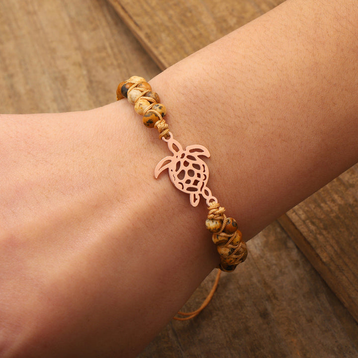 Natural Stone Turtle Bracelet - image 13