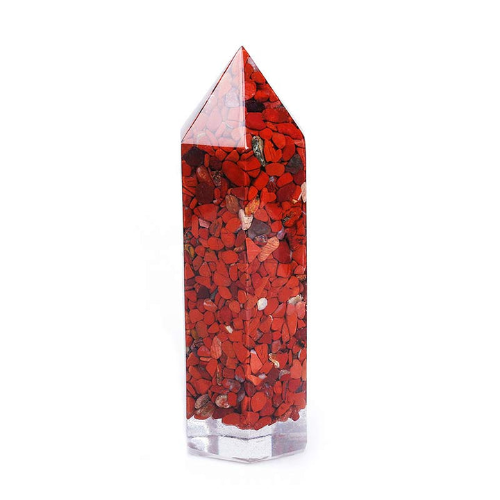 Natural Crystal Chakra Protection Decoration - Red Jasper - image 14
