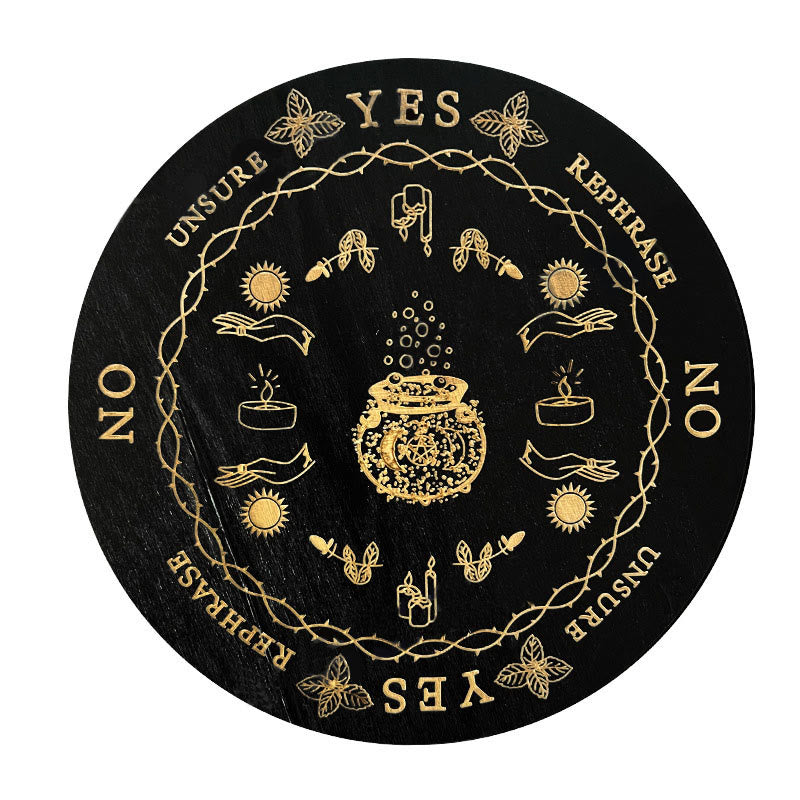Olivenorma The Wooden Divination Pendulum Game Tarot Card - Black - Magic Pot - image 15
