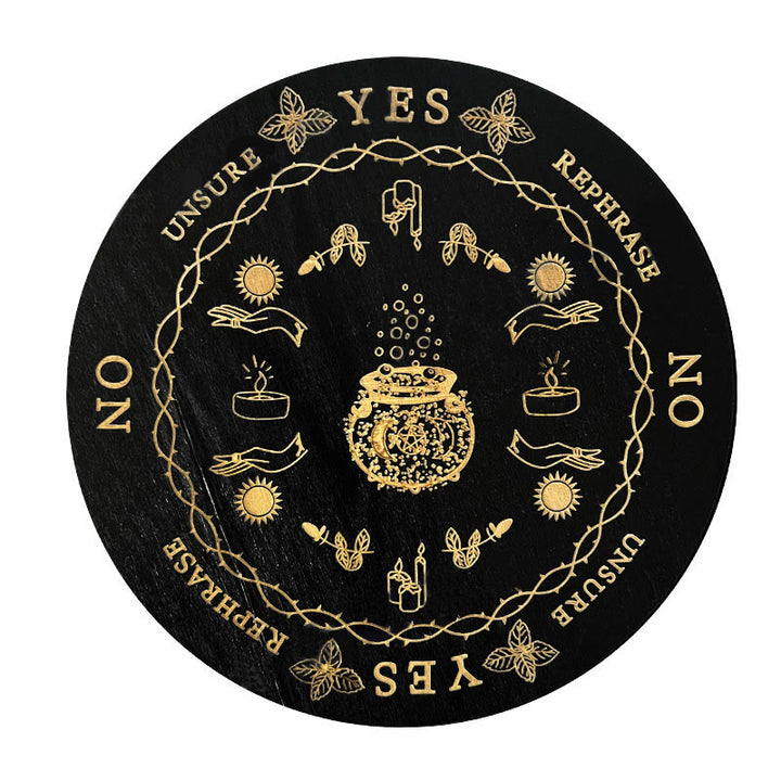 Olivenorma The Wooden Divination Pendulum Game Tarot Card - Black - Magic Pot - image 15