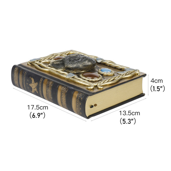 Olivenorma Crystal Stone Pegasus Cat Pattern Decorative Notebook - image 11