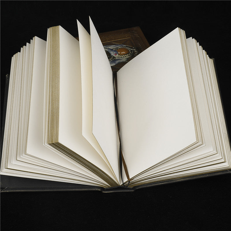 Olivenorma Crystal Stone Pegasus Cat Pattern Decorative Notebook - image 10