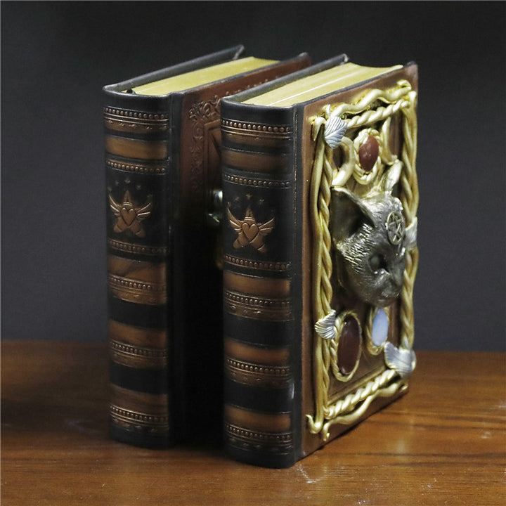 Olivenorma Crystal Stone Pegasus Cat Pattern Decorative Notebook - image 8