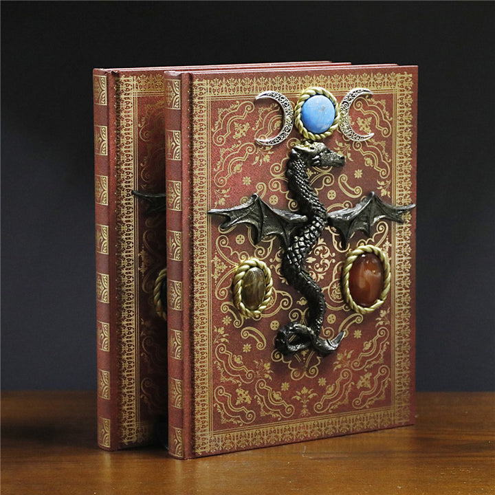 Olivenorma Crystal Stone Flying Dragon Decorative Notebook - Flying Dragon - image 0