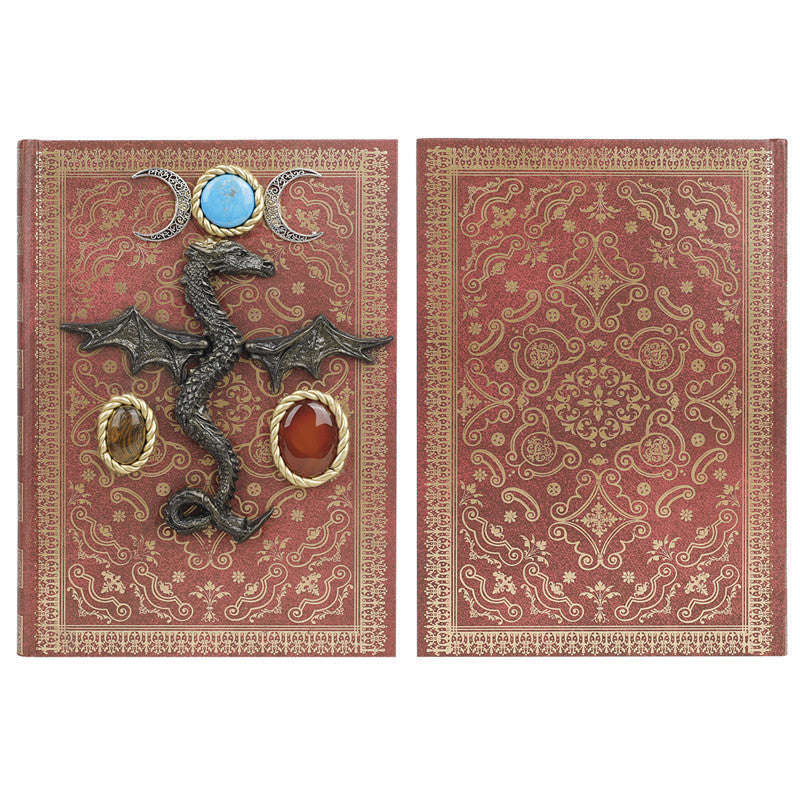 Olivenorma Crystal Stone Flying Dragon Decorative Notebook - image 5