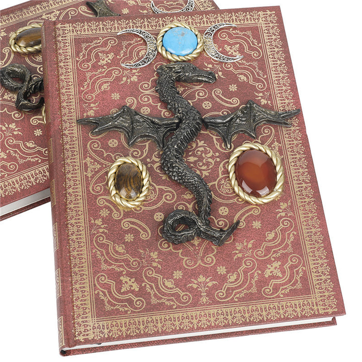 Olivenorma Crystal Stone Flying Dragon Decorative Notebook - image 4