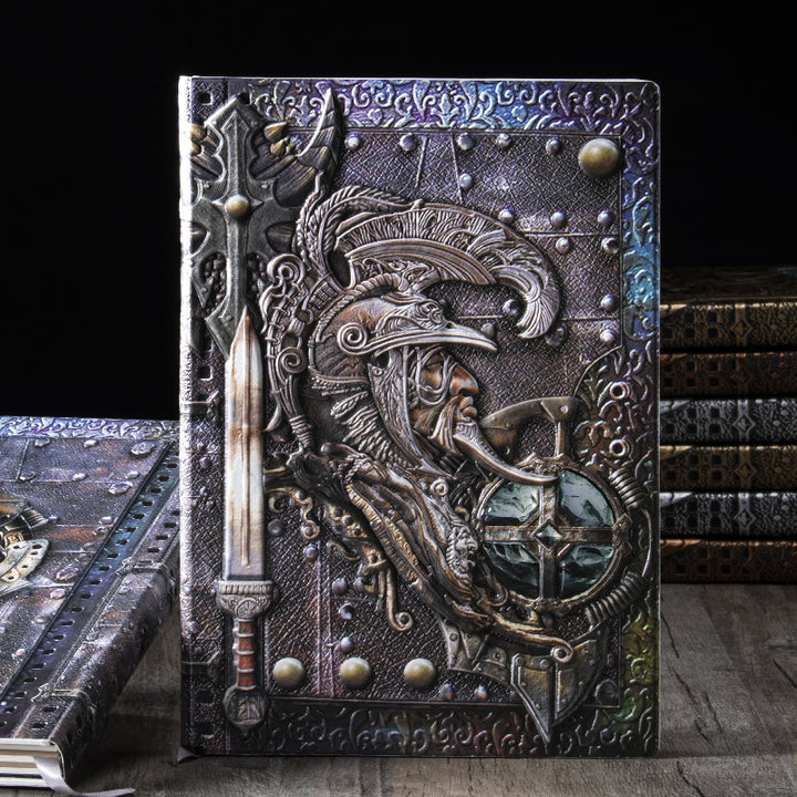 Olivenorma European God of War Pattern Decorative Notebook - Color - image 0