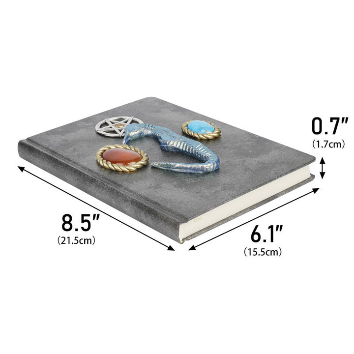 Olivenorma Red Agate Turquoise Seahorse Pattern Decorative Notebook - image 9