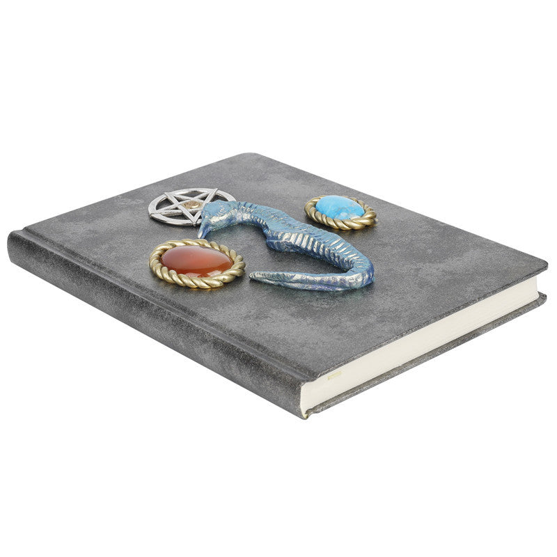 Olivenorma Red Agate Turquoise Seahorse Pattern Decorative Notebook - image 7