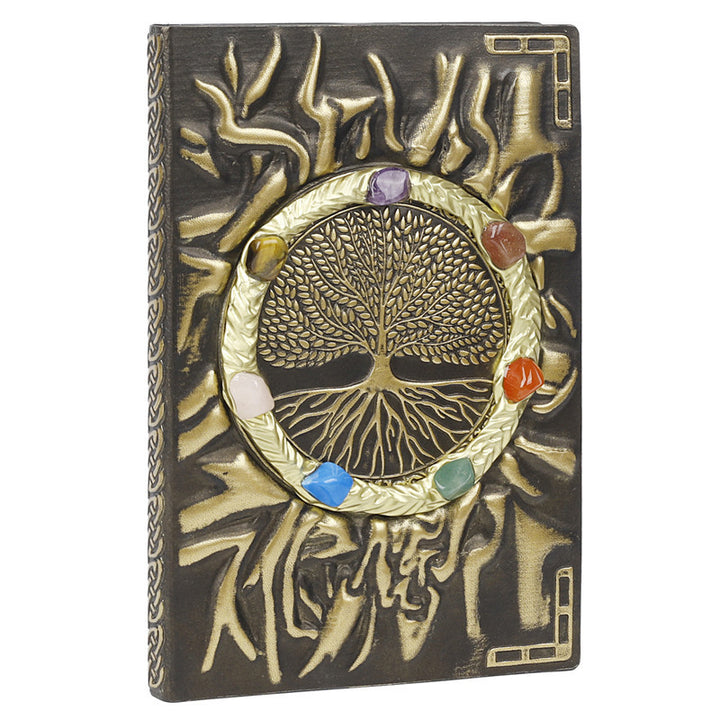 Olivenorma Crystal Stone Chakra Tree Of Life Notebook - image 2