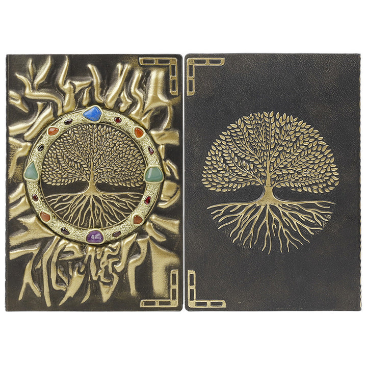 Olivenorma Crystal Stone Chakra Tree Of Life Notebook - image 7