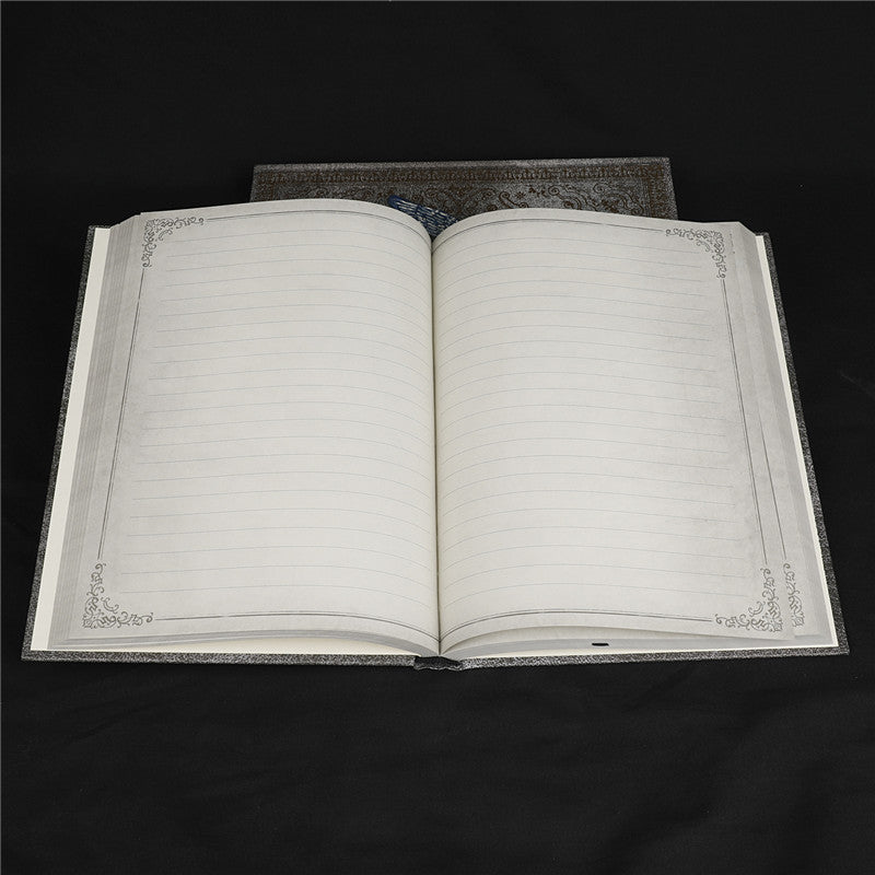 Olivenorma Red Agate Evil Cat Pentagram Snake Decorative Notebook - image 3