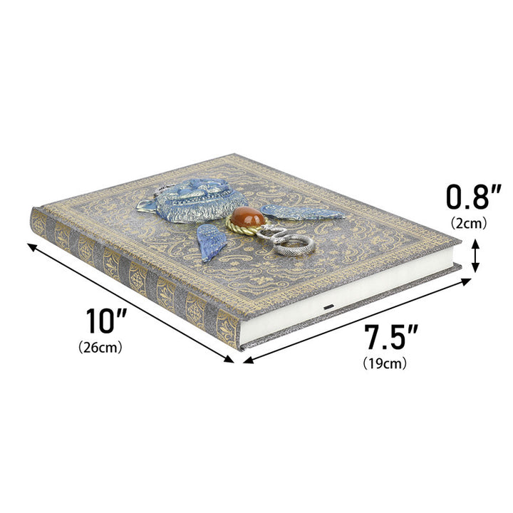 Olivenorma Red Agate Evil Cat Pentagram Snake Decorative Notebook - image 8