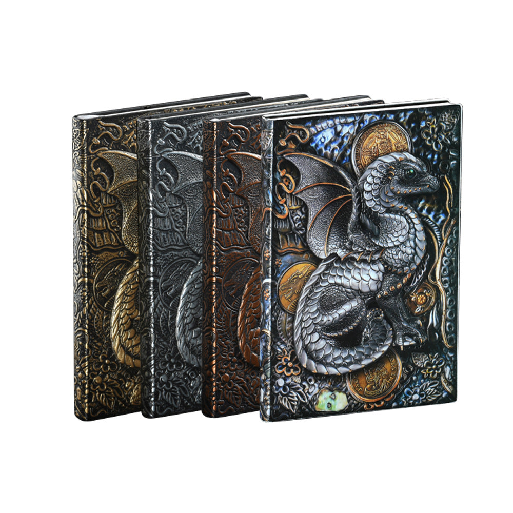 Olivenorma Journal Dragon 3D-Embossed Art Pattern Notebook - image 21
