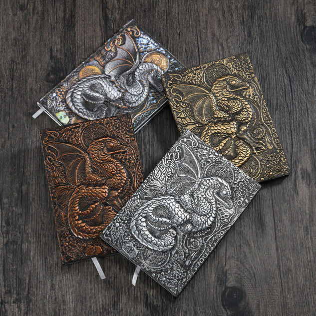 Olivenorma Journal Dragon 3D-Embossed Art Pattern Notebook - image 19