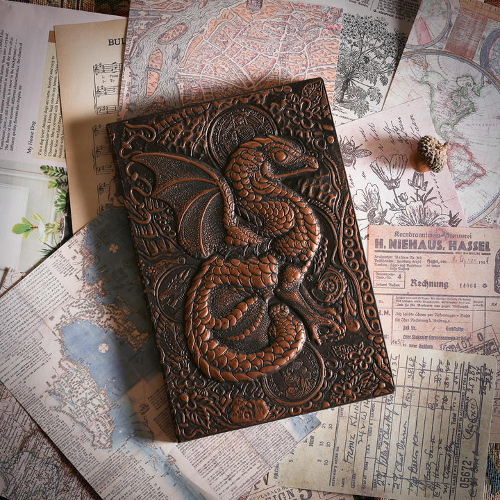 Olivenorma Journal Dragon 3D-Embossed Art Pattern Notebook - image 6