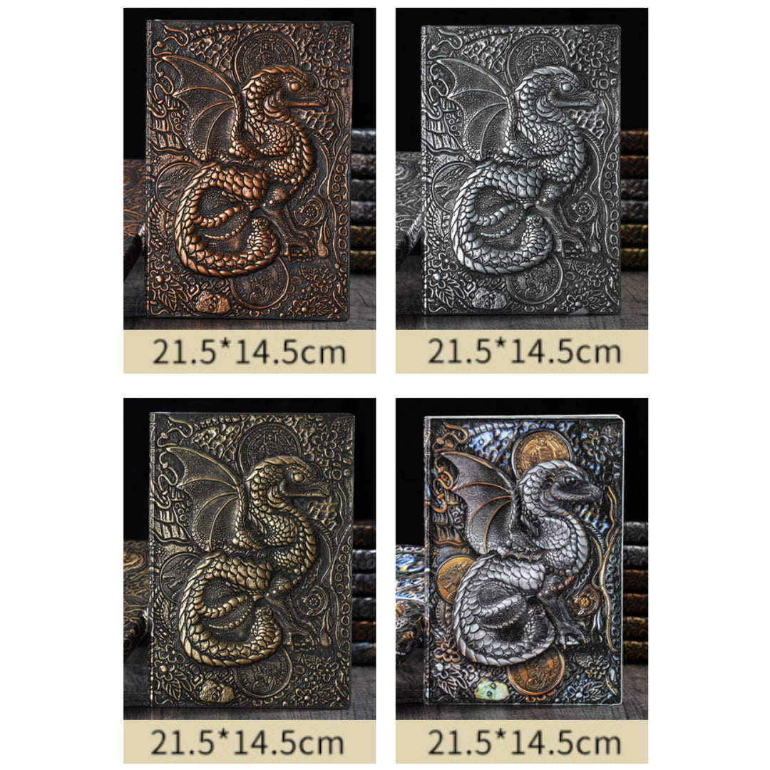 Olivenorma Journal Dragon 3D-Embossed Art Pattern Notebook - image 15