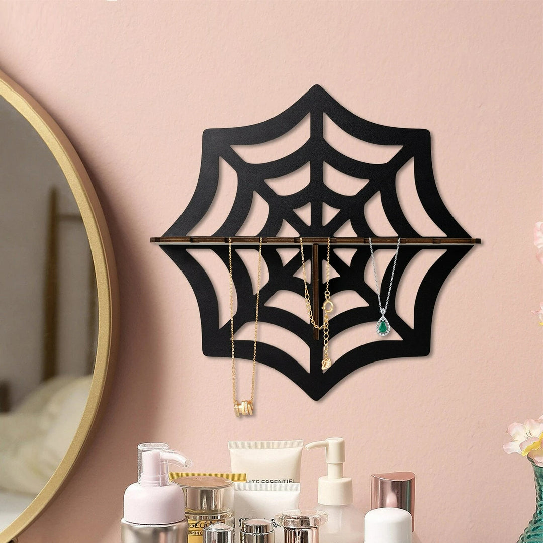 Olivenorma Spider Wood Display Candle Holder Crystal Shelf - image 3
