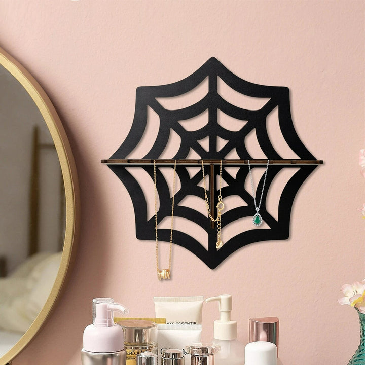 Olivenorma Spider Wood Display Candle Holder Crystal Shelf - image 3