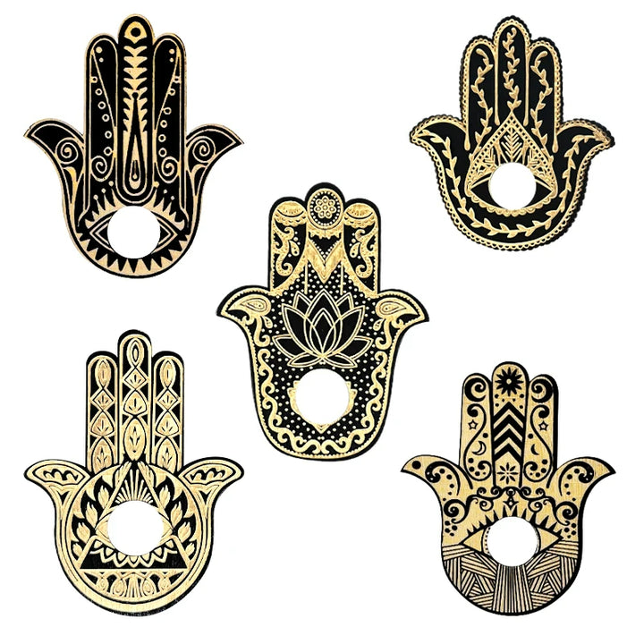 Olivenorma Home Decor Wooden Hamsa Crystal Ball Stand Holder - image 1