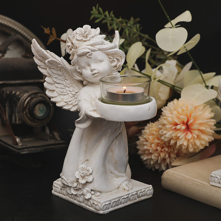 Olivenorma Resin Angel Desktop Ornaments Candle Holder - image 6
