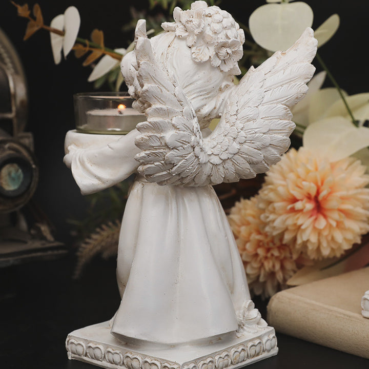 Olivenorma Resin Angel Desktop Ornaments Candle Holder - image 10