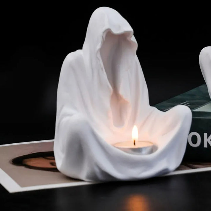 Olivenorma Ghostly Wizard Candlestick Resin Decoration Candle Holder - image 15