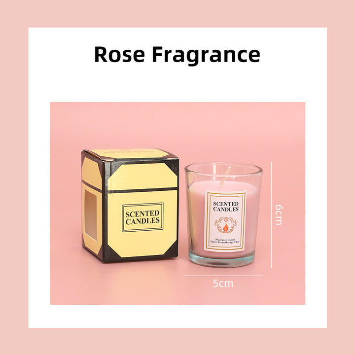 Olivenorma Glass Scented Valentines Day Fragrance Candle - Rose Fragrance - image 6