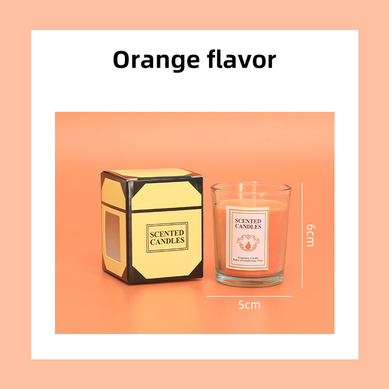 Olivenorma Glass Scented Valentines Day Fragrance Candle - Orange Flavor - image 2