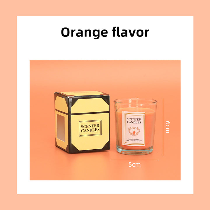 Olivenorma Glass Scented Valentines Day Fragrance Candle - Orange Flavor - image 2