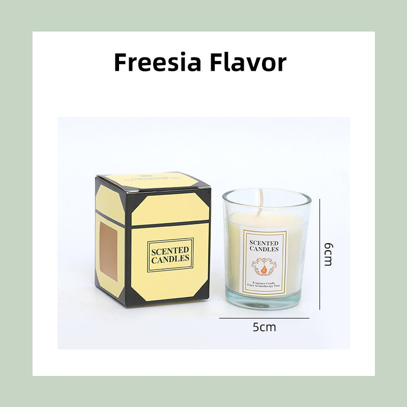 Olivenorma Glass Scented Valentines Day Fragrance Candle - Freesia Flavor - image 1
