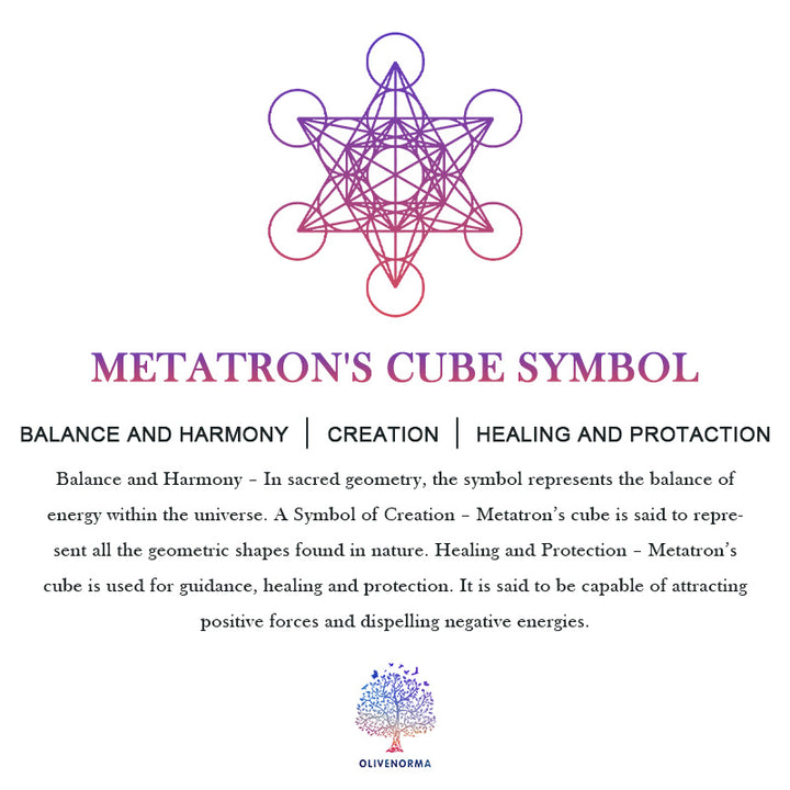 Olivenorma White Agate Clear Quartz Metatron's Cube Symbol Orgone Pyramid - image 6