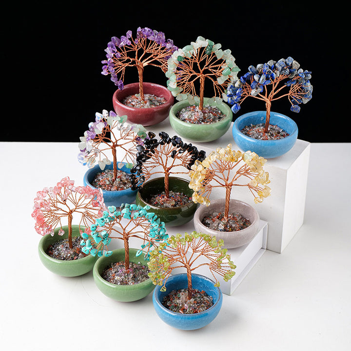 Olivenorma Gravel Crystal Gemstone Home Decoration Feng Shui Tree - image 27