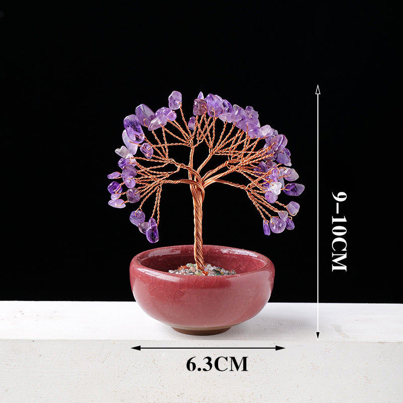 Olivenorma Gravel Crystal Gemstone Home Decoration Feng Shui Tree - image 28