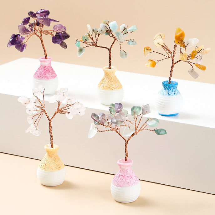 Olivenorma Crystal Gravel Vase Feng Shui Tree - image 11