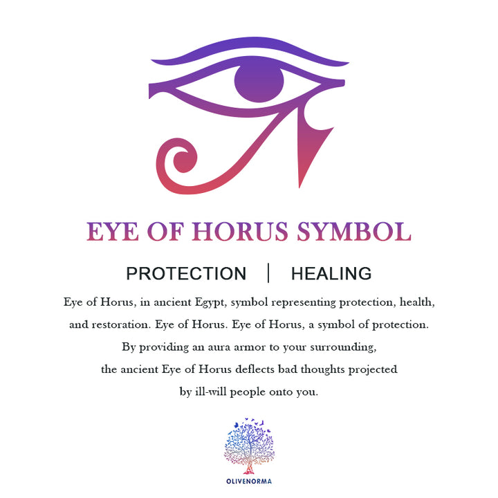 Olivenorma Amethyst Obsidian Eye Of Horus Symbol Orgone Pyramid - image 8