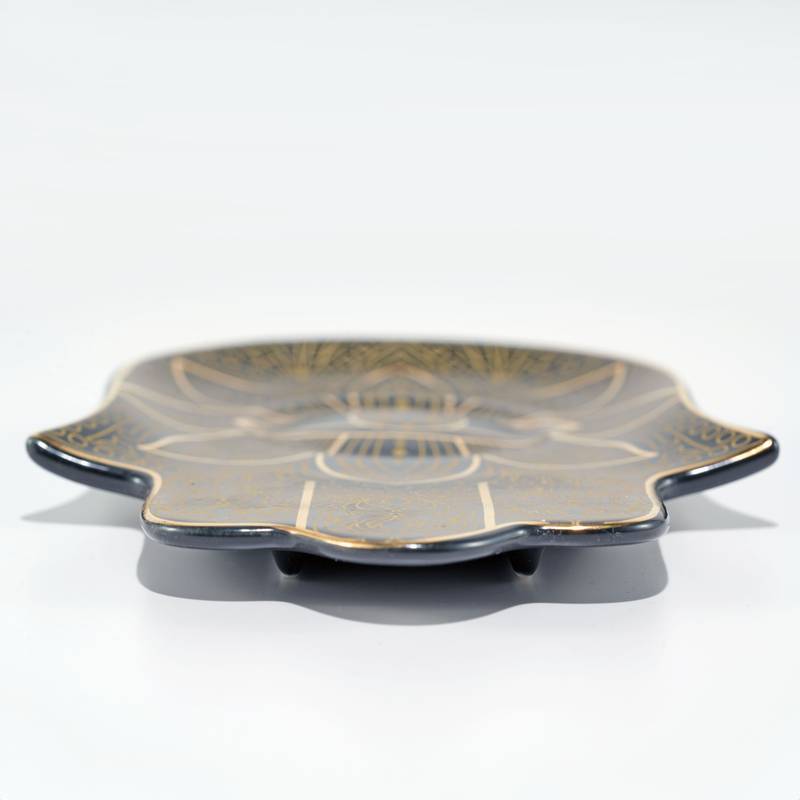 Olivenorma Hamsa Evil Eye Ceramic Crystal Holder Coaster - image 5