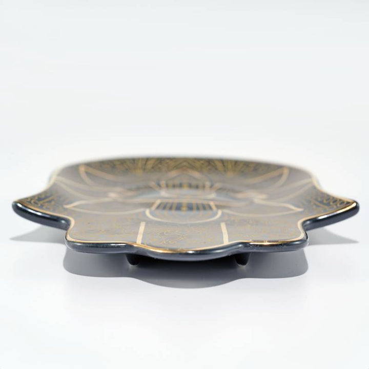 Olivenorma Hamsa Evil Eye Ceramic Crystal Holder Coaster - image 5