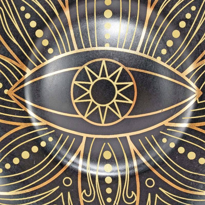 Olivenorma Hamsa Evil Eye Ceramic Crystal Holder Coaster - image 12