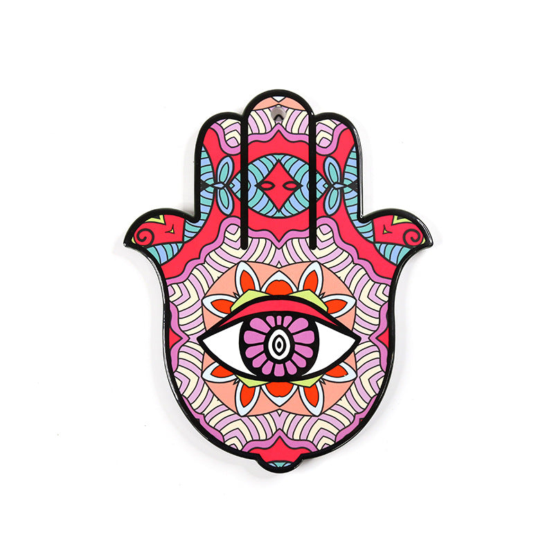 Olivenorma Hamsa Evil Eye Ceramic Insulated Placemat Coaster - Hamsa Evil Eye#1 - Coaster - image 2