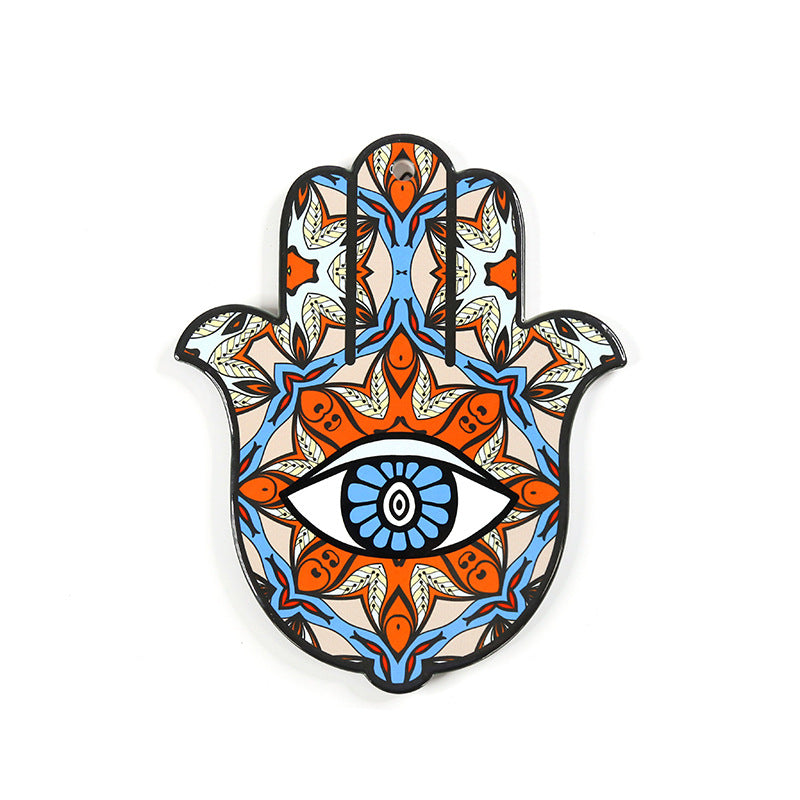 Olivenorma Hamsa Evil Eye Ceramic Insulated Placemat Coaster - Hamsa Evil Eye#3 - Coaster - image 4