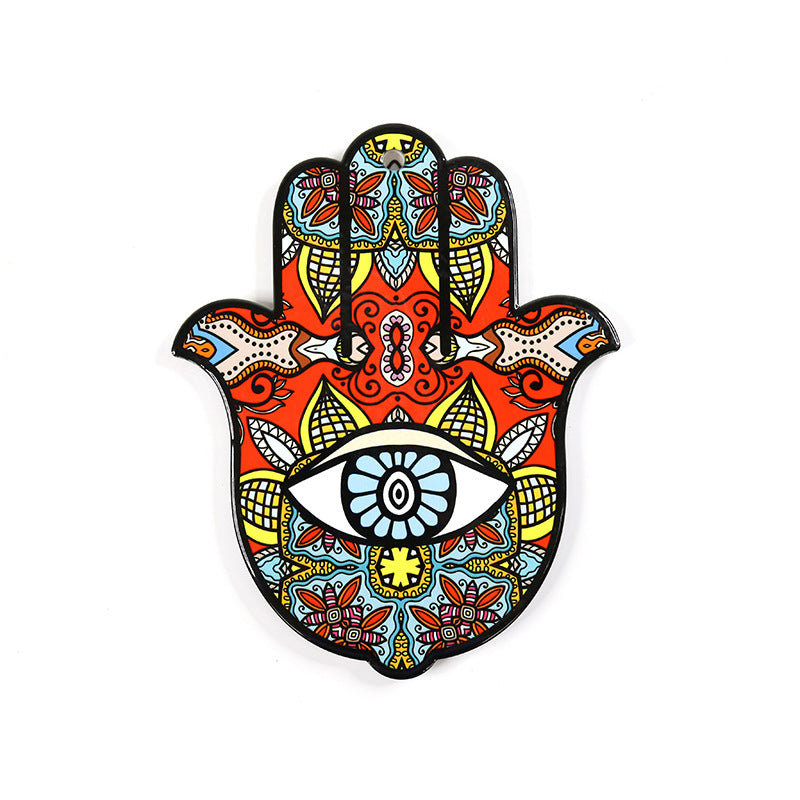 Olivenorma Hamsa Evil Eye Ceramic Insulated Placemat Coaster - Hamsa Evil Eye#4 - Coaster - image 5