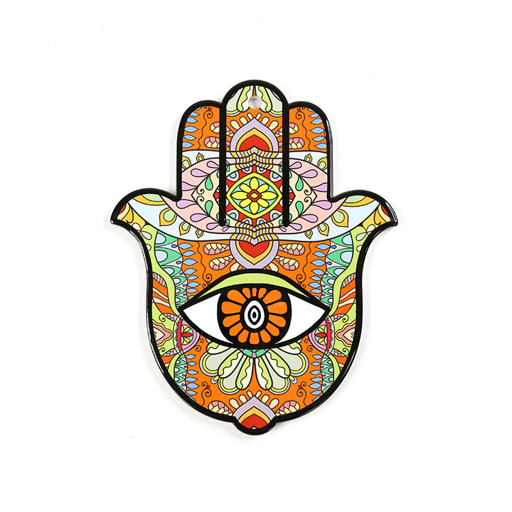 Olivenorma Hamsa Evil Eye Ceramic Insulated Placemat Coaster - Hamsa Evil Eye#5 - Coaster - image 6