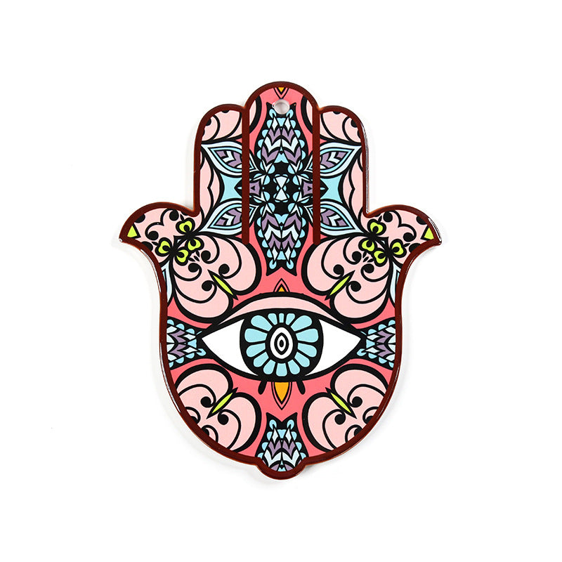 Olivenorma Hamsa Evil Eye Ceramic Insulated Placemat Coaster - Hamsa Evil Eye#6 - Coaster - image 7