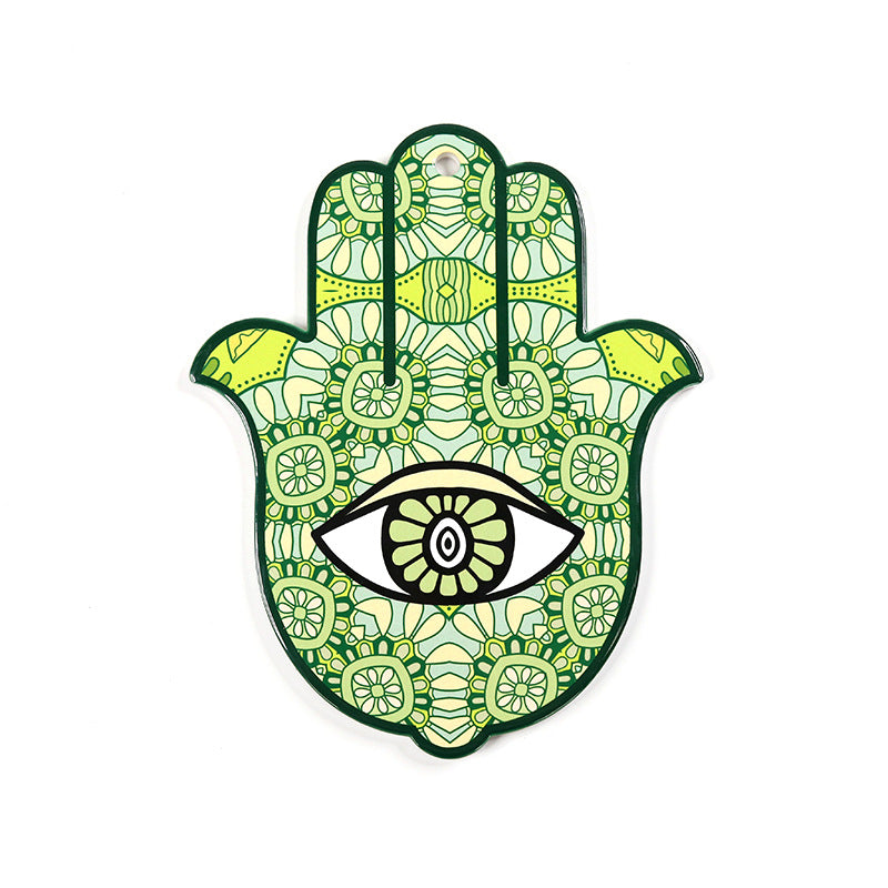 Olivenorma Hamsa Evil Eye Ceramic Insulated Placemat Coaster - Hamsa Evil Eye#8 - Coaster - image 9