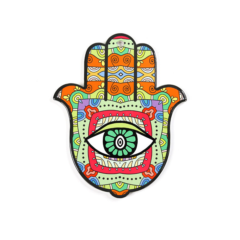 Olivenorma Hamsa Evil Eye Ceramic Insulated Placemat Coaster - Hamsa Evil Eye#13 - Coaster - image 14