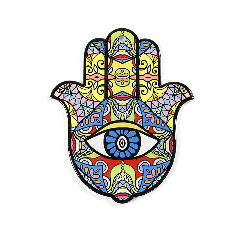 Olivenorma Hamsa Evil Eye Ceramic Insulated Placemat Coaster - Hamsa Evil Eye#19 - Coaster - image 20